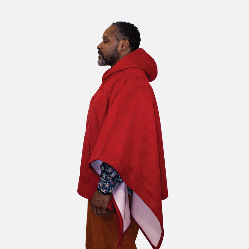 RED HOODIE CAPE